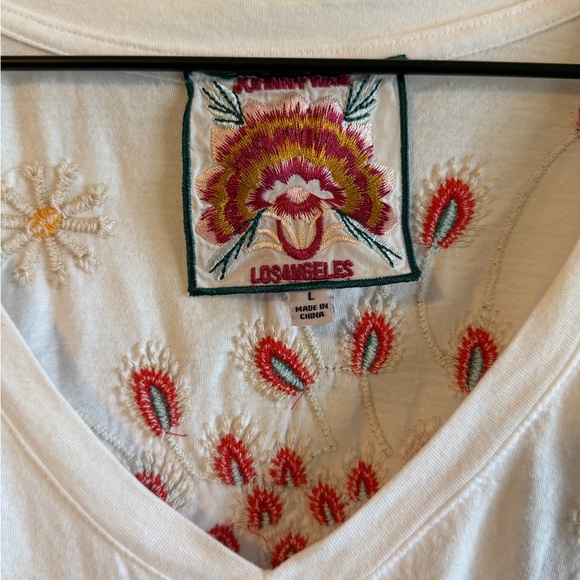 Johnny Was Grace Flutter Sleeve Tee - Picture 7 of 9